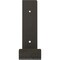 Ekena Millwork Steel Hanging Shelf Bracket, Hammered Gray 2"W x 12"D x 7"H BKTM02X12X07HSHGY - alternate 7